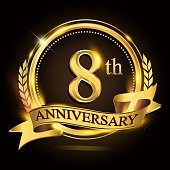 8th Anniversary logo